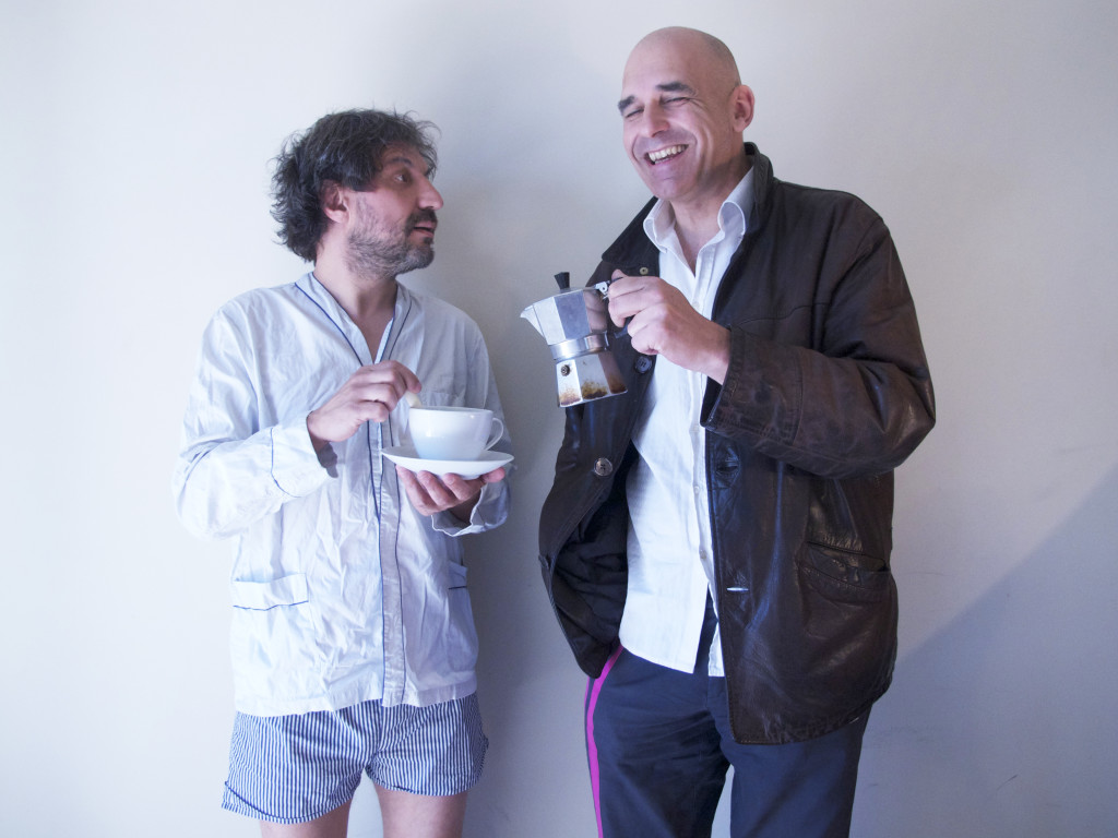 Walter Leonardi, Flavio Pirini caffettiera- foto P.Conti