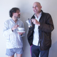 Walter Leonardi, Flavio Pirini caffettiera- foto P.Conti